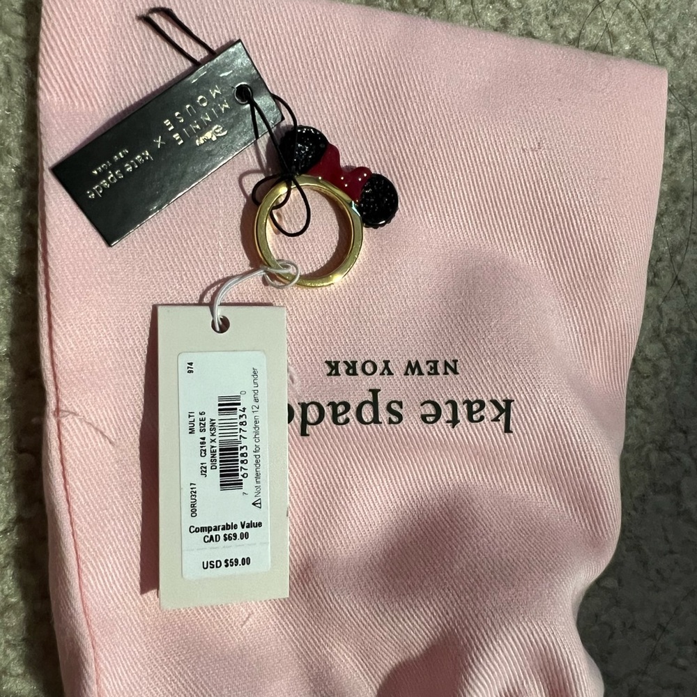 Mickey Kate Spade ring